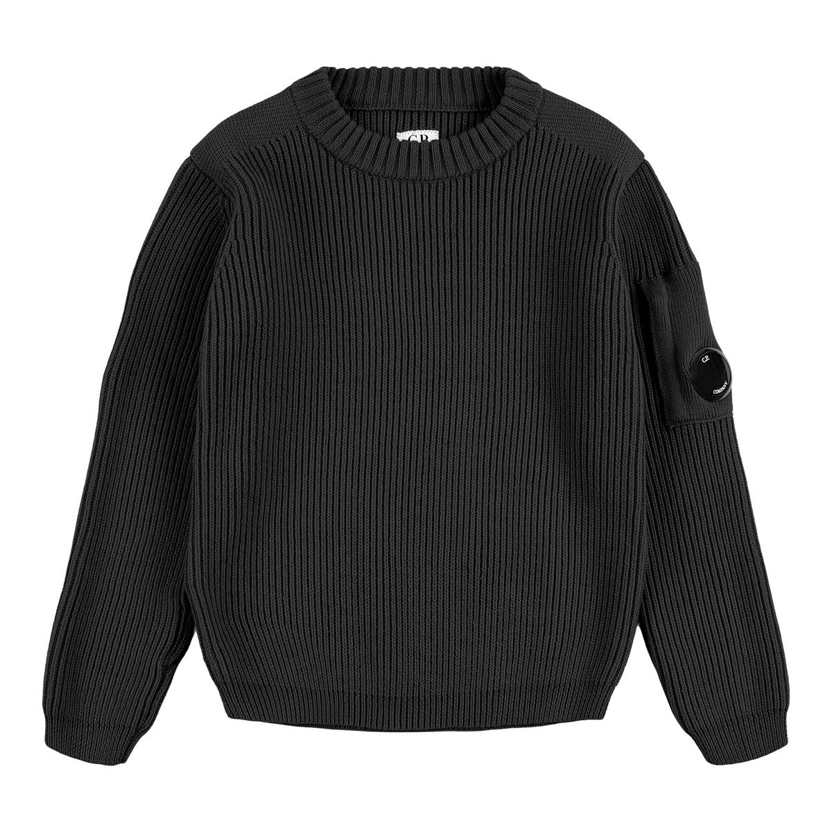 Kids' Ribbed Crew-Neck Knitted Top