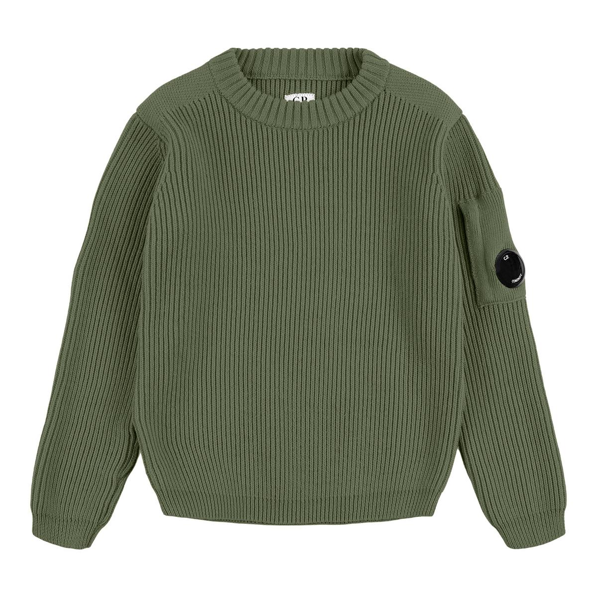 Kids' Ribbed Crew-Neck Knitted Top