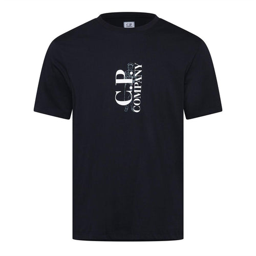 30/1 Jersey Vertical Logo T-Shirt