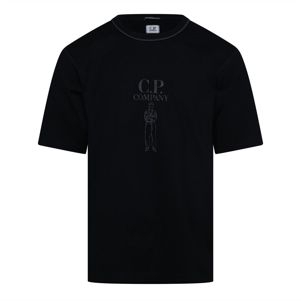 30/2 Jersey Twisted Logo T-Shirt