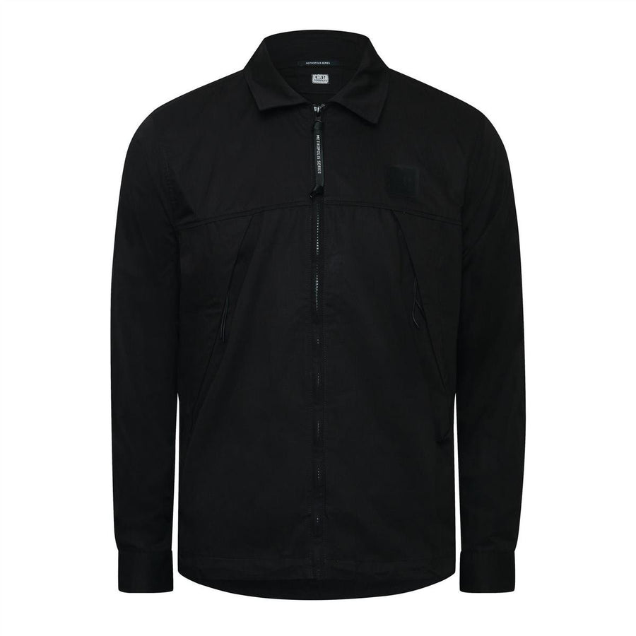 Metropolis Series Gabardine Zip Overshirt