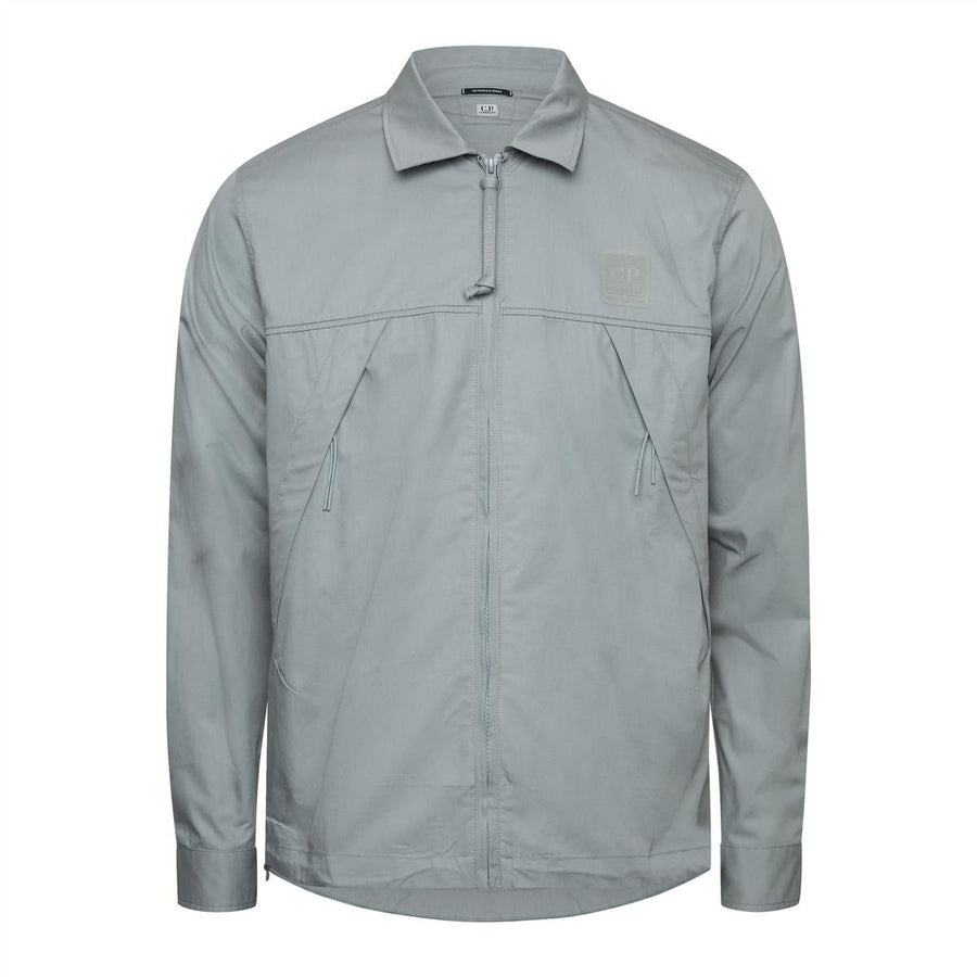Metropolis Series Gabardine Zip Overshirt