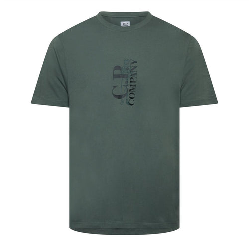 30/1 Jersey Vertical Logo T-Shirt