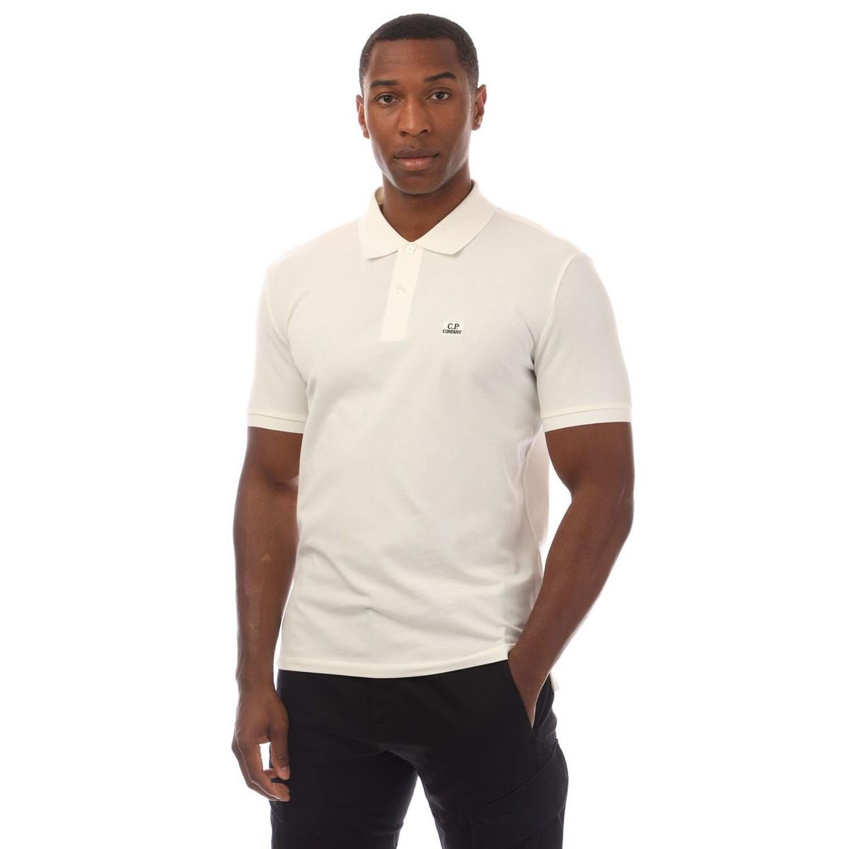 Stretch Piquet Logo Polo Shirt