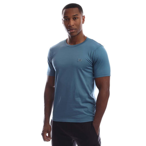 70/2 Mercerized Jersey Logo Patch T-Shirt