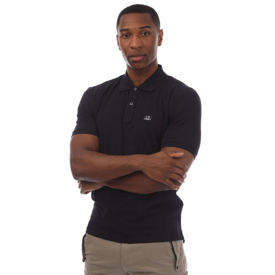 Stretch Piquet Logo Polo Shirt