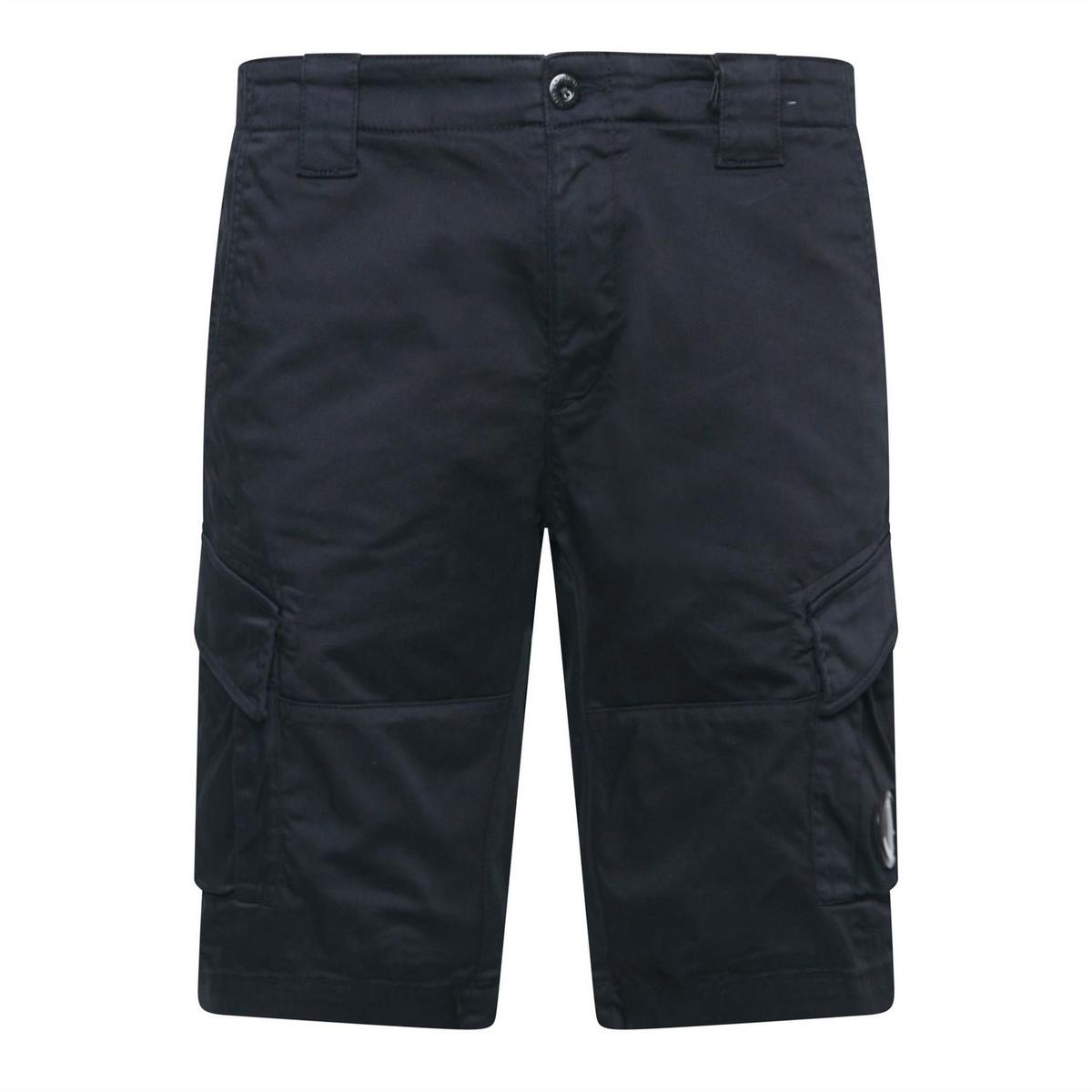 Sateen Stretch Cargo Shorts