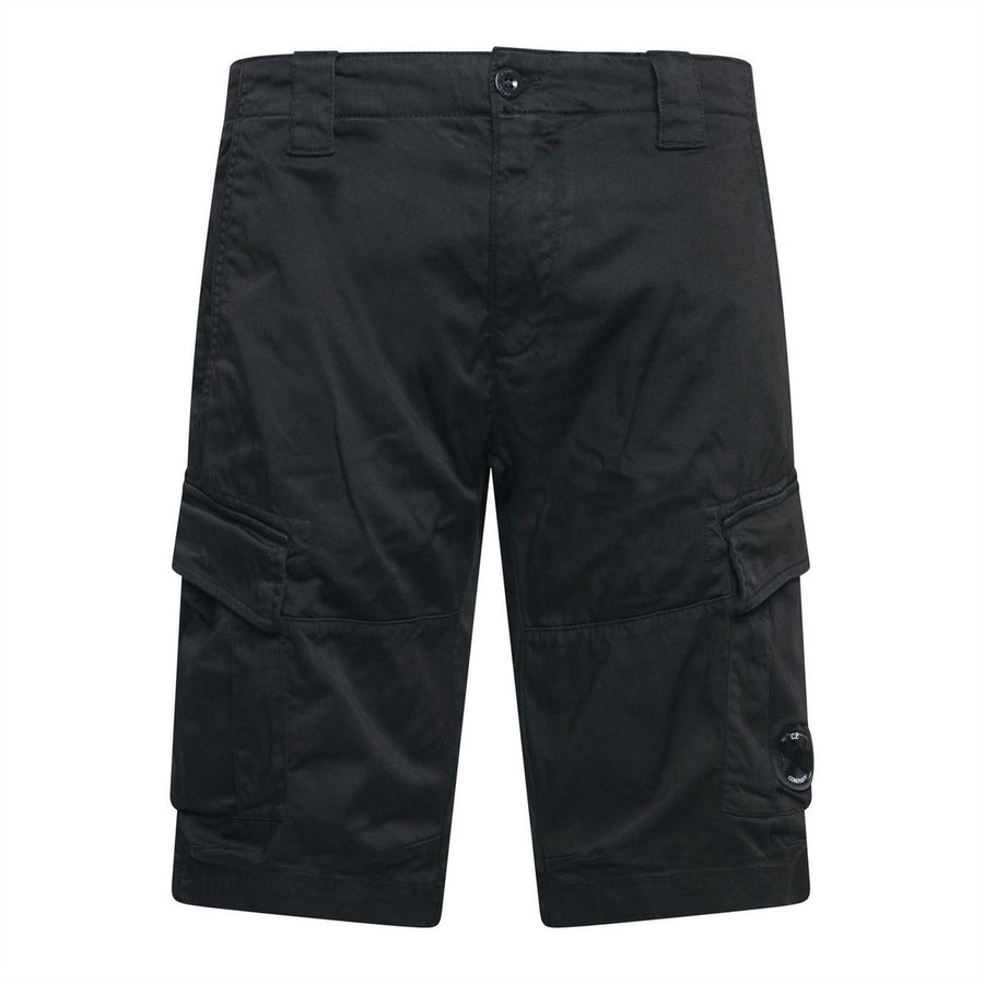 Sateen Stretch Cargo Shorts