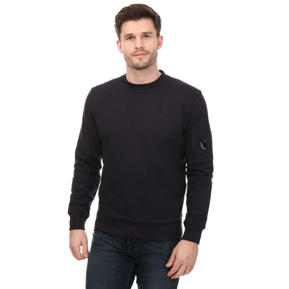 Diagonal Raised Fleece Sweatshirt