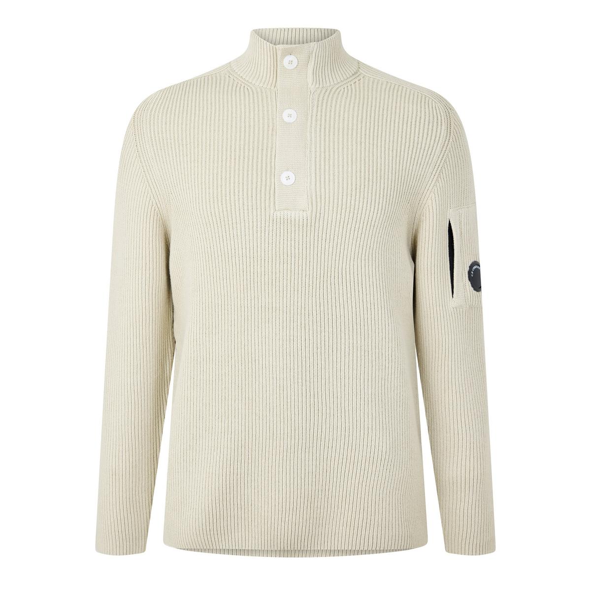 CP Rib Button Knit Sn64