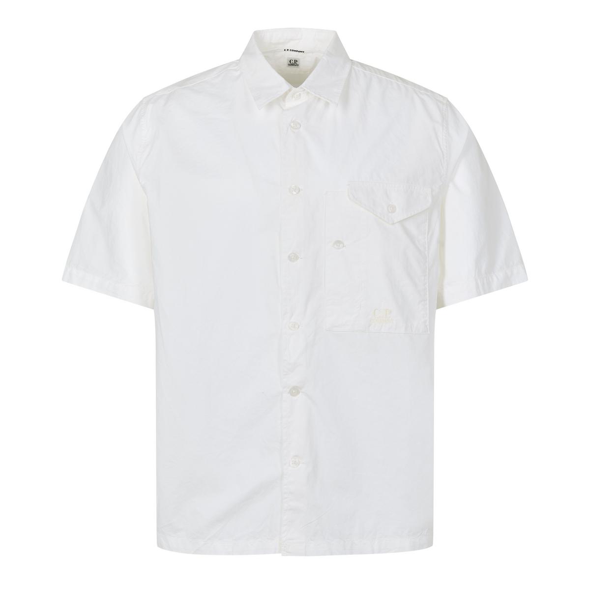 Short Sleeve Embroidered Logo Shirt