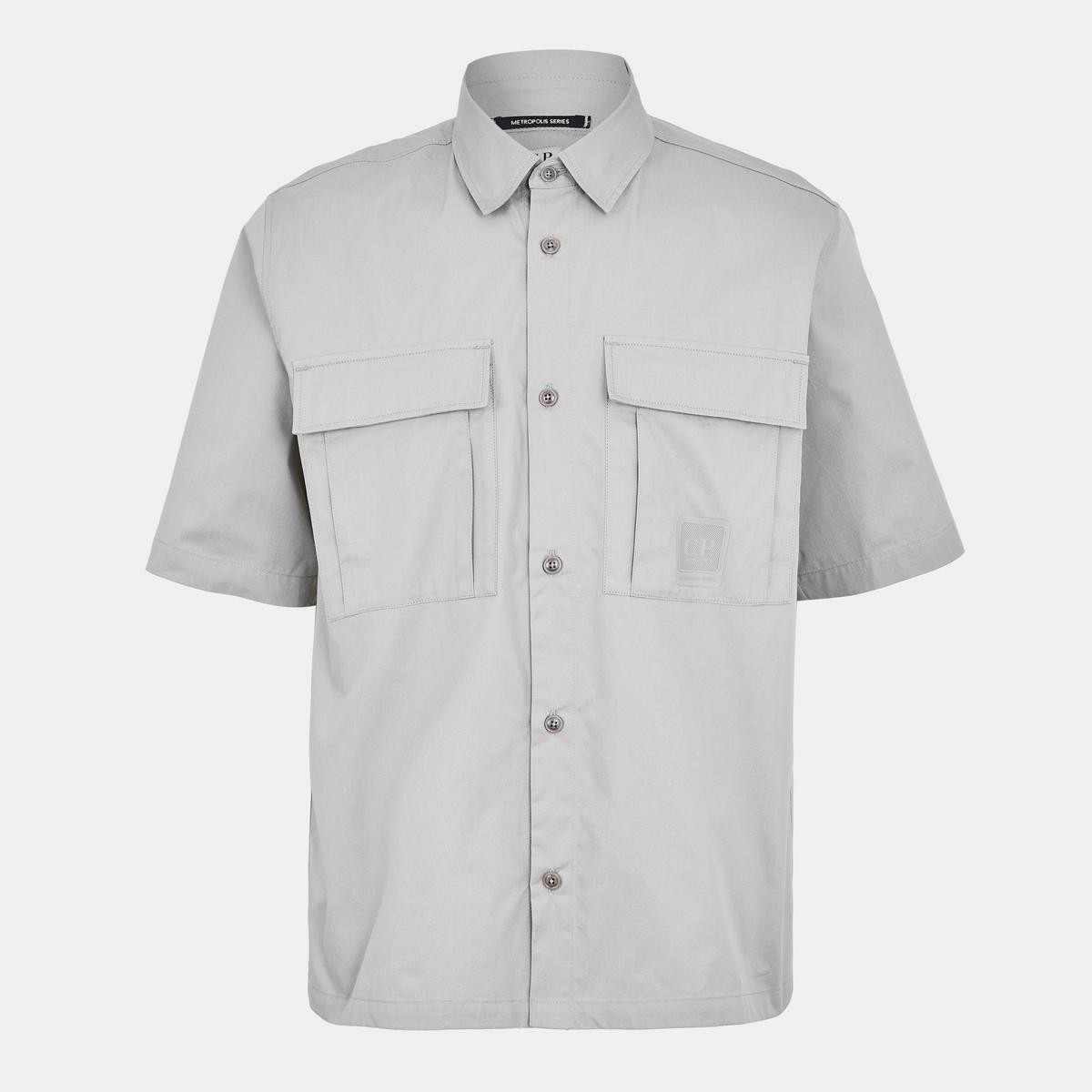 MetropolisMen's Short Sleeve Plain Shirt
