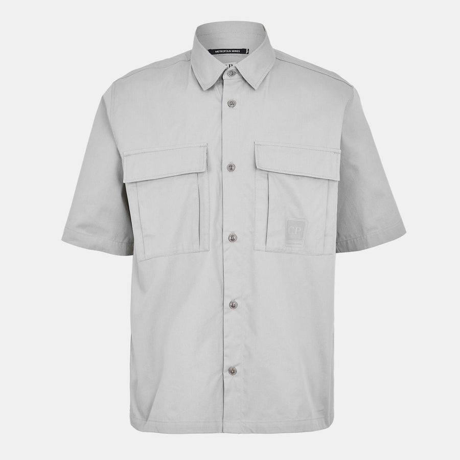 MetropolisMen's Short Sleeve Plain Shirt