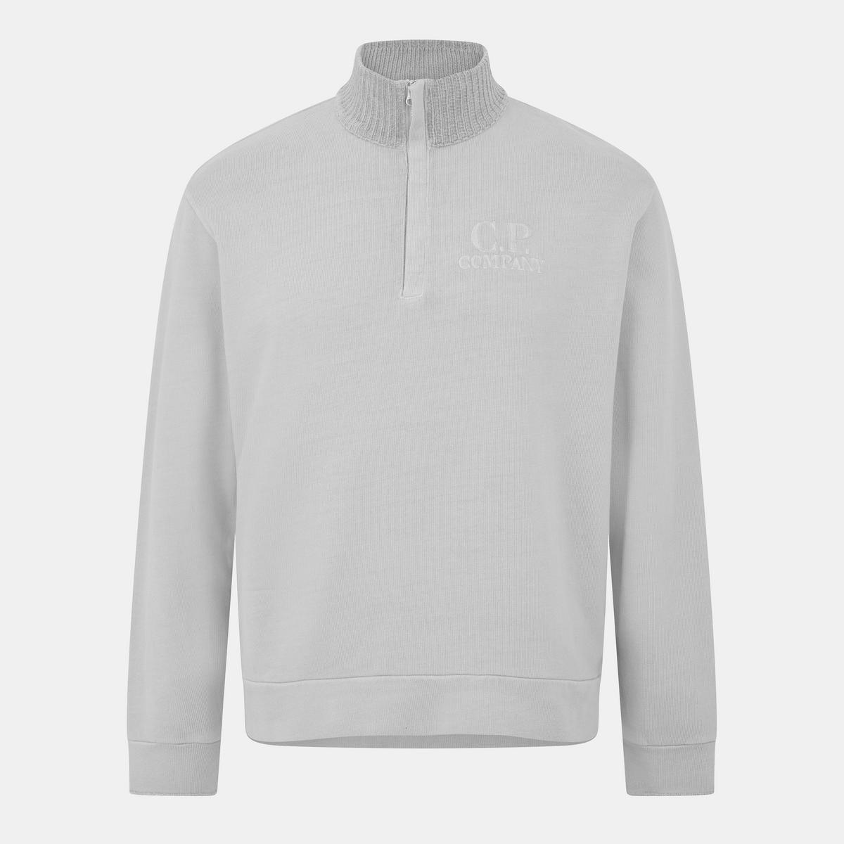 Polo Collar Sweatshirt