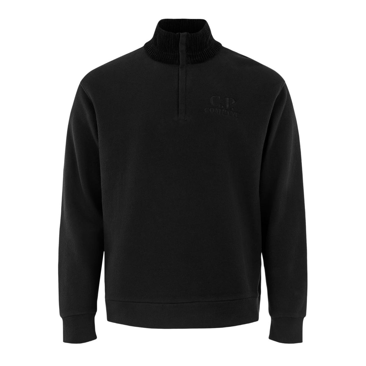 Polo Collar Sweatshirt