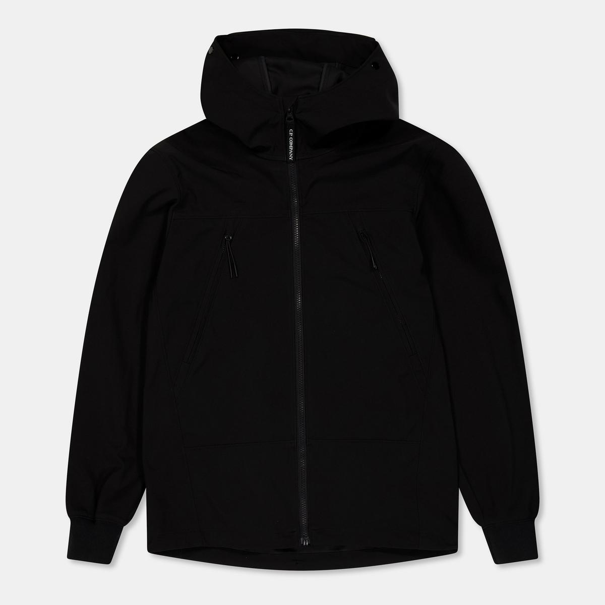 Kids' Goggle Water Resistant Long Sleeve Hooded Softshell Jacket