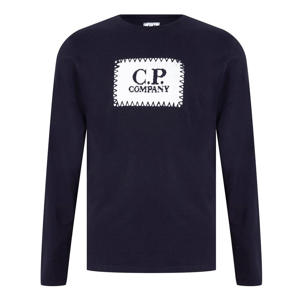 Men's Cotton Long Sleeve Crew Neck T-Shirt