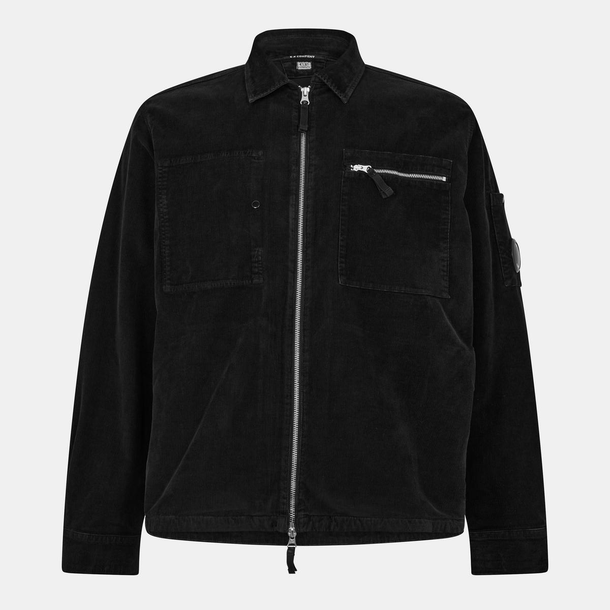Men's Corduroy Long Sleeve Zip Overshirt