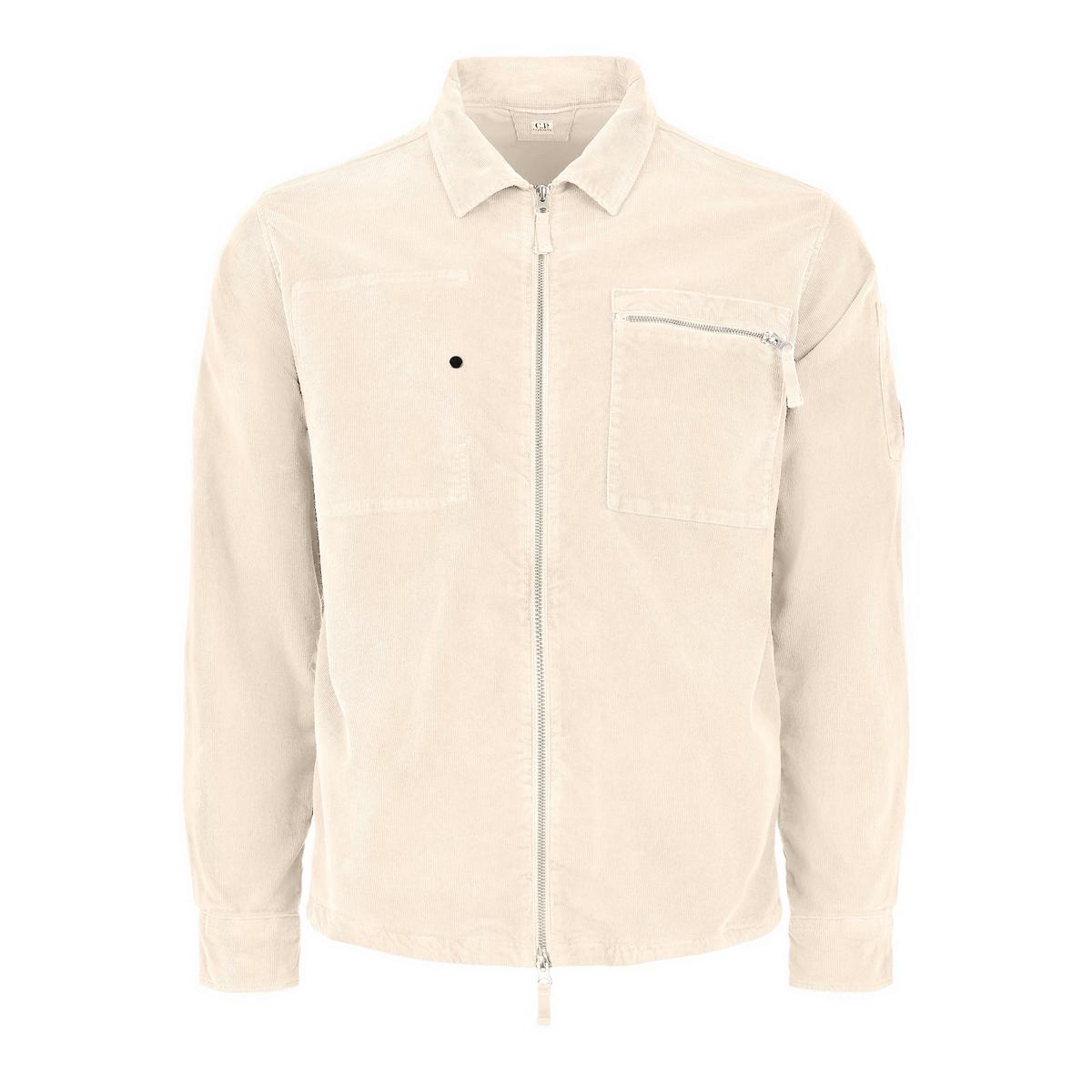 Men's Corduroy Long Sleeve Zip Overshirt
