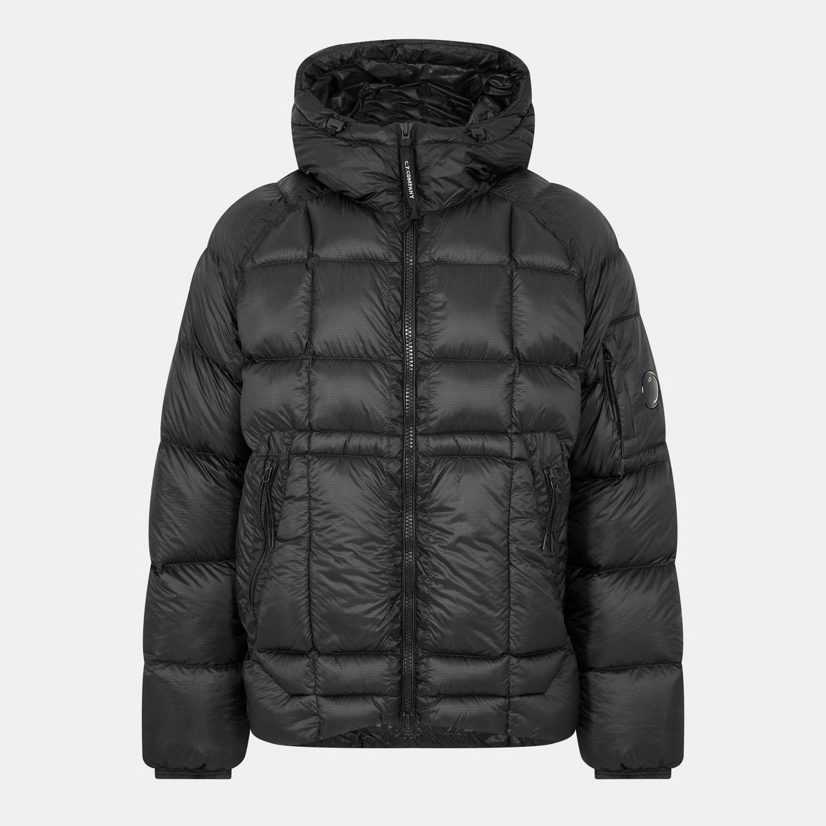 Men's DD Shell Medium Down Hip Length Hooded Medium Puffer Jacket
