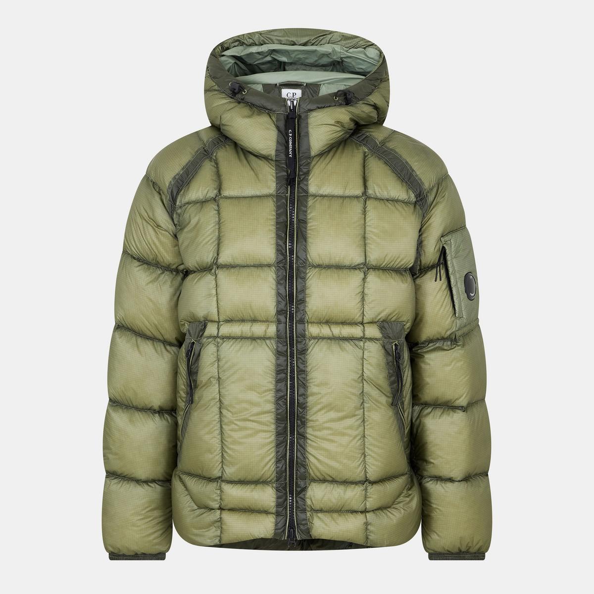 Men's DD Shell Medium Down Hip Length Hooded Medium Puffer Jacket