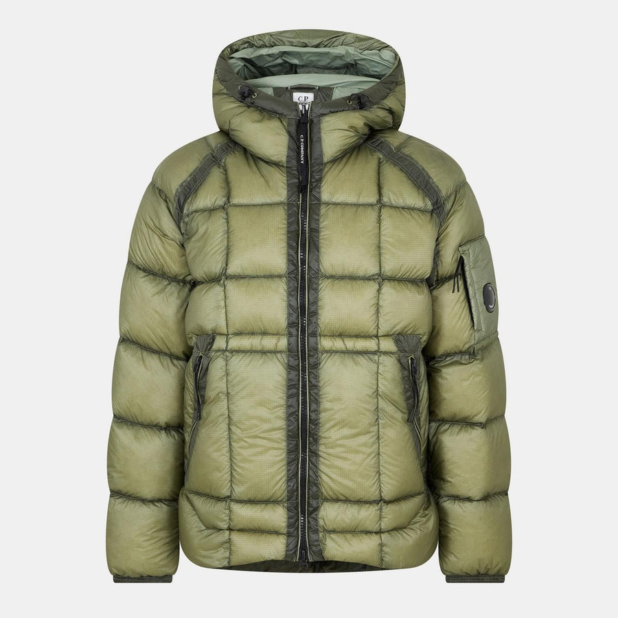 Men's DD Shell Medium Down Hip Length Hooded Medium Puffer Jacket