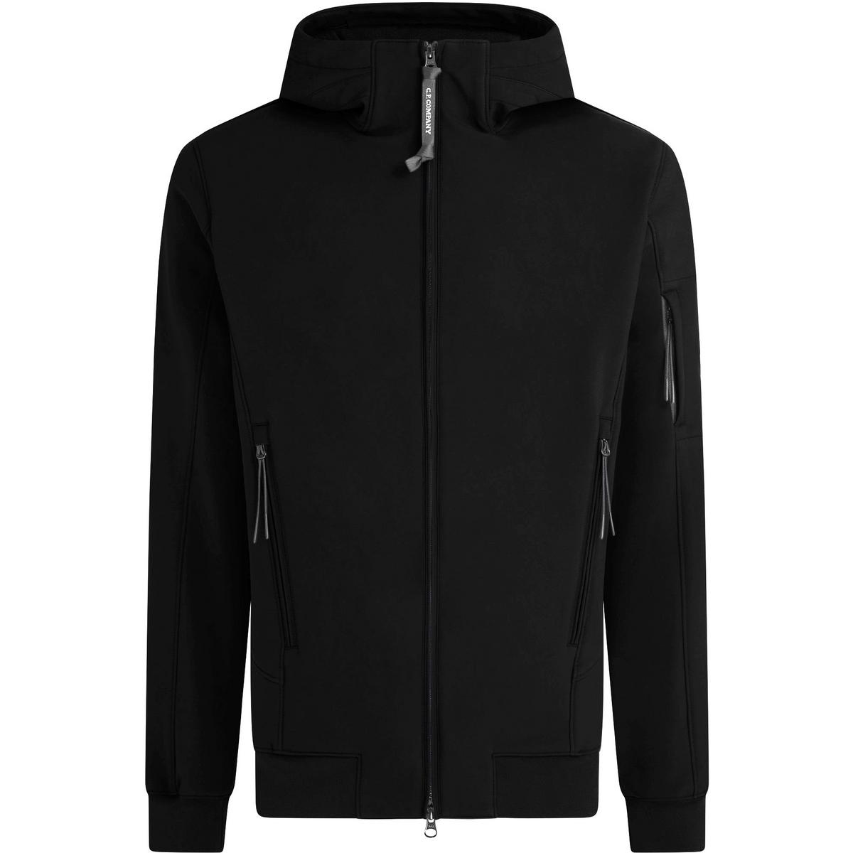 Men's Lens Windproof Hooded Long Sleeve Softshell Jacket