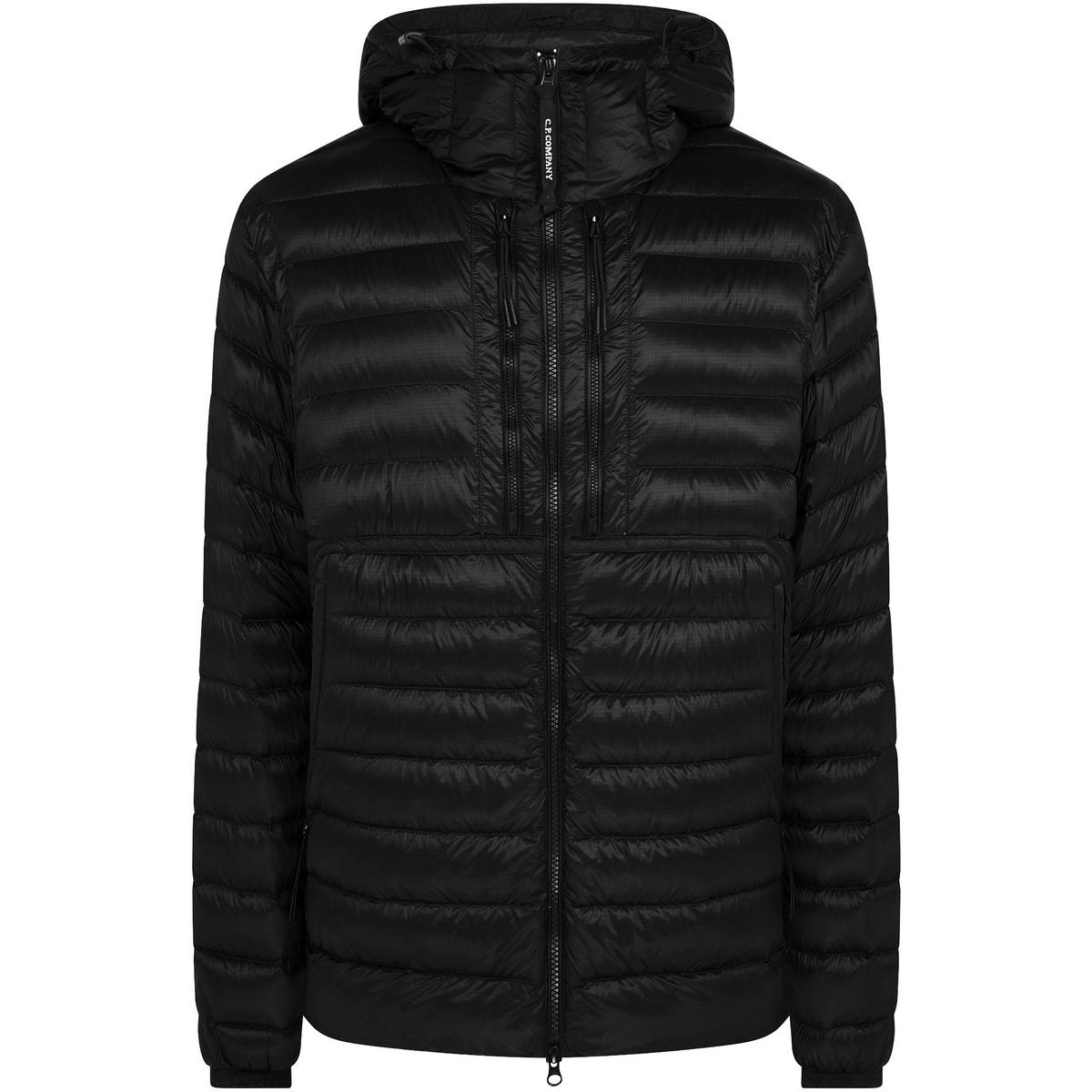 Men's D.D. Shell Goggle Duck Down Waterproof Windproof Hooded Short Puffer Jacket